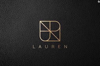 design a modern minimalist name logo