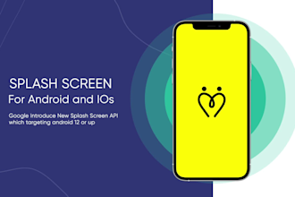 create avd splash screen or gif for android 12 or ios app