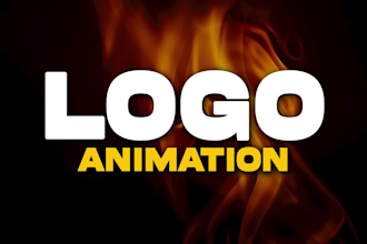 create fire logo, custom animation, fire text
