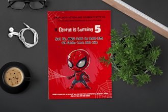 design custom kids birthday invitations