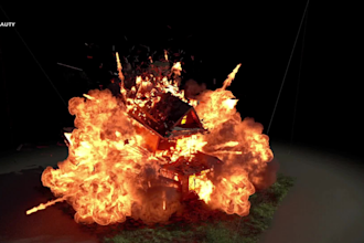 do vfx, fire explosion, smoke, horror visual effect and cgi  compositing