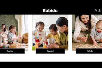 build baby product store baby clothing website baby toy store dropshipping store