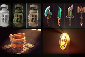 design 3d game ready assets for unity and unreal