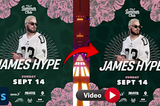 convert PSD to motion graphics and animated posters