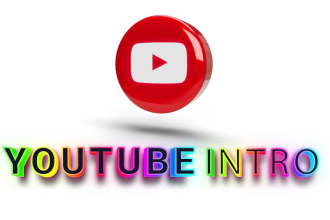 manage the youtube intro with my unique you tube intro videos