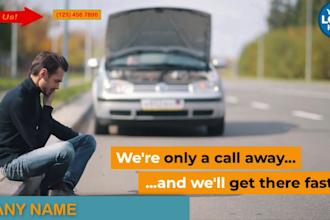 do car towing, car repair, auto body shop service promo video