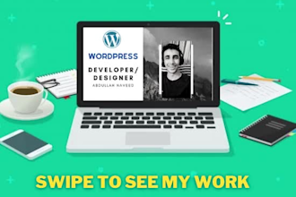 create a professional portfolio or photography website with wordpress