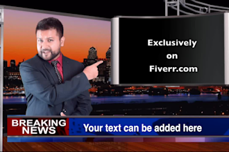 do  breaking news video with funny correspondents