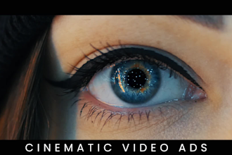 create a cinematic brand video ad for youtube, instagram, facebook