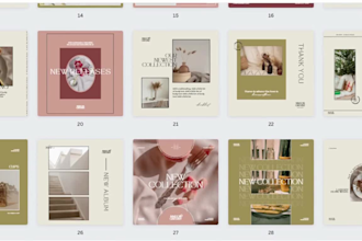 design aesthetic canva templates