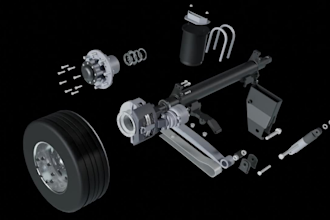 create 3d mechanical animation exploded view,  3d industrial product