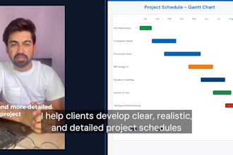 develop construction project schedules using primavera p6