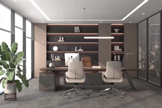 design your dream stylish home office, workspace