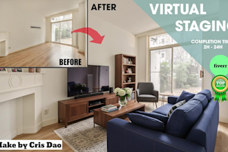 provide ai virtual staging and real estate photo editing