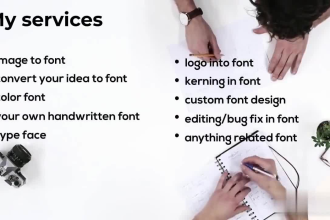 create and develop custom font in ttf or otf for your business