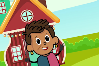 create 2d cartoon animation for kids
