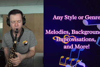 record high quality saxophone for your project