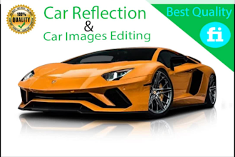 add reflection shadow and automotive image background remove