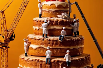 create a miniature video ai food photography ai video ai miniature cgi ads