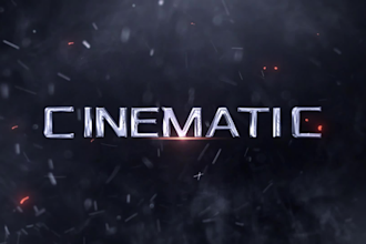 create stunning cinematic teaser titles trailer video editing