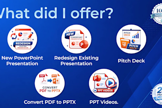 create powerpoint ppt video design presentation slide template