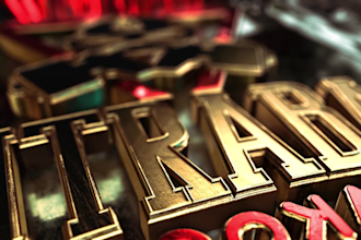 create logo animation 3d gold and black intro