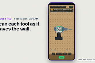 build a qr equipment checkout and tool tracking app