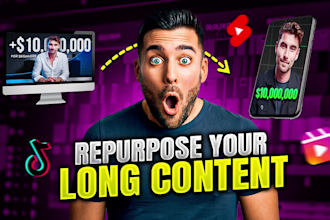 repurpose podcast into viral shorts, reels, tiktok