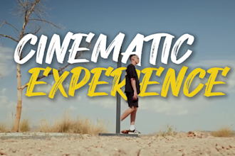 create cinematic video ad or promotional video ads