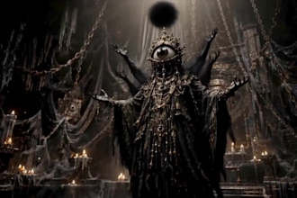 create cinematic fantasy, surreal experimental movie trailers, character stories