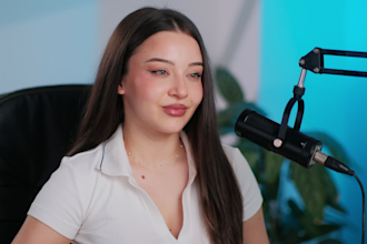 do a podcast style facebook tiktok video ad