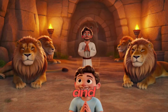 create ai bible story, 3d pixar style ai animation, christian video for you tube