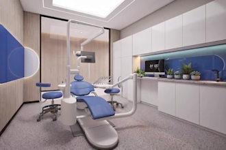 design medical office and dental office with realistic 3d rendering