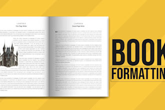 format ebook paperback and KDP design layout