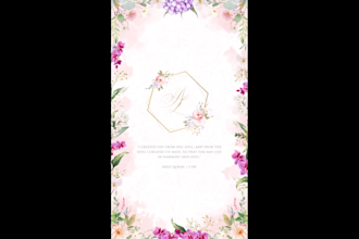 design invitation card and video for wedding, birthday, party