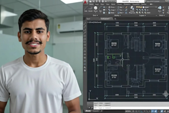 convert PDF, sketch or image into editable autocad dwg drawing