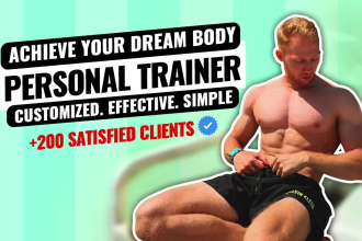 expertly create a customized workout plan and nutrition plan