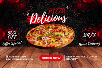 design static tv screen menu or digital menu, menu board, flyer for restaurant
