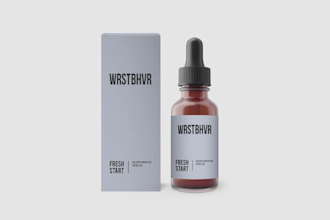 create a trendy packaging design label design, box design
