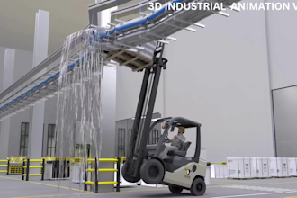 create 3d industrial animation 3d factory animation safety training video