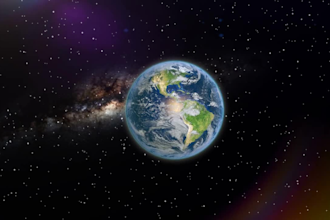 make earth zoom logo reveal intro