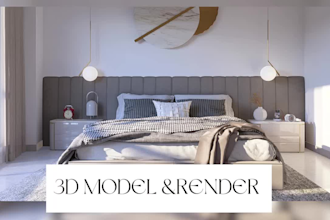 create photorealistic 3d interior and exterior renders