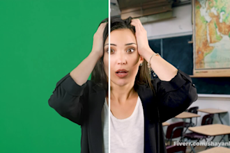 remove green screen background from video, rotoscoping, chroma keying, vfx