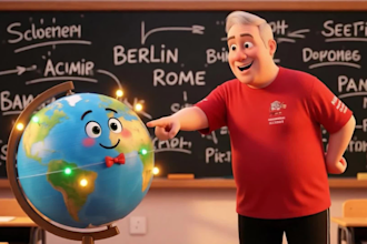 create a personal animated birthday video with custom song