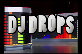 voice over your dj drops, spanish and english latin accent