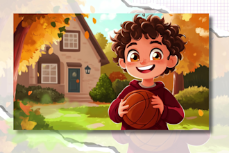 draw children book illustration kdp and cover art