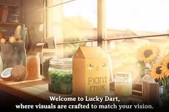 create lofi loop animation illustration and animated gif