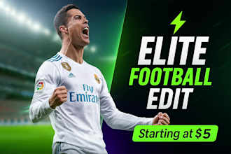 create viral football edits for tiktok and reels