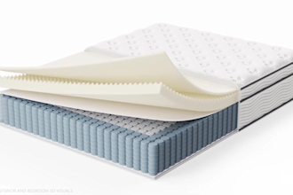 create realistic 3d mattress animation video for ecommerce and product ads