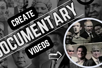 create a professional documentary video